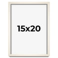 thumbnail image 1 of 15x20 Frame White Wheat Solid Wood Picture Frame | Moulding Width 0.75 Inches | Interior Depth 0.5, 1 of 8