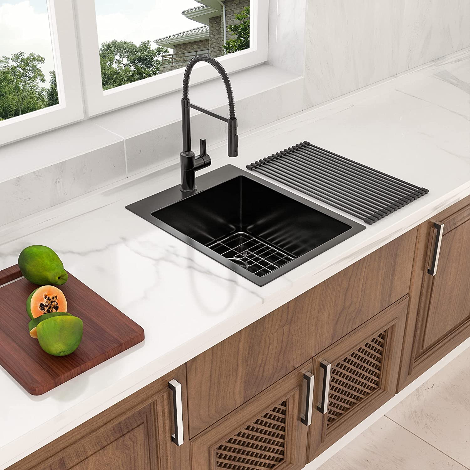 15x20 Inch Drop In Bar Sinks Stainless Steel Single Bowl Topmount