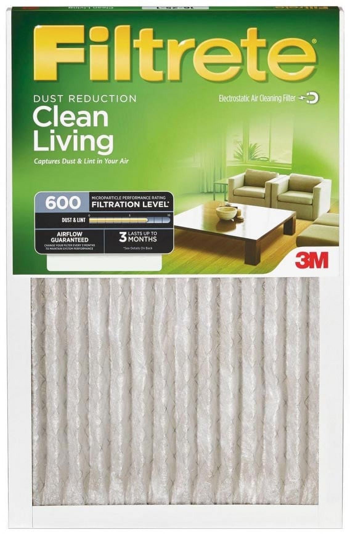 Filtrete 15 in. W X 20 in. H X 1 in. D Fiberglass 7 MERV Pleated Air Filter 1 pk