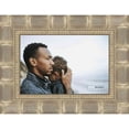 thumbnail image 1 of 15x21 Silver Wide Bamboo Picture Frame - UV Acrylic, Foam Board Backing, Hanging Hardware, 1 of 8