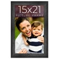 thumbnail image 1 of 15x21 Frame Black Real Wood Picture Frame Width 1.5 inches | Interior Frame Depth 0.5 inches | Barn, 1 of 8