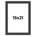 thumbnail image 1 of 15x21 Frame Brown Rustic Solid Wood Picture Frame 1.5 Inches Wide | Interior Frame Depth 0.5 Inches, 1 of 8