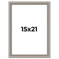 thumbnail image 1 of 15x21 Frame Grey Real Wood Picture Frame Width 1.25 inches | Interior Frame Depth 0.5 inches | Hans, 1 of 8