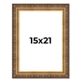 thumbnail image 1 of 15x21 Frame Vintage Gold Solid Wood Picture Frame | 2.5 Inch Moulding Width | Ornate Bronze Museo, 1 of 8