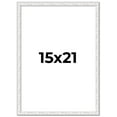 thumbnail image 1 of 15x21 Frame White Real Wood Picture Frame Width 0.75 inches | Interior Frame Depth 0.5 inches |, 1 of 8
