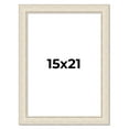 thumbnail image 1 of 15x21 Frame White Real Wood Picture Frame Width 1.75 inches | Interior Frame Depth 0.5 inches |, 1 of 8