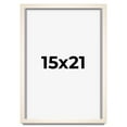 thumbnail image 1 of 15x21 Frame White Wash Solid Wood Picture Frame | 0.75 Inch Moulding Width | Includes UV Acrylic, 1 of 8
