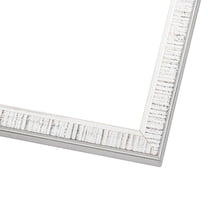 15x21 Textured White Picture Frame - UV Acrylic, Foam Board Backing, Hanging Hardware