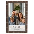 thumbnail image 1 of 15x22 Dark Brown Bamboo Real Wood Picture Frame Width 1.5 inches | Interior Frame Depth 0.5 inches, 1 of 8