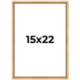 thumbnail image 1 of 15x22 Frame Beaded Gold Solid Wood Picture Frame | 0.75 Inches Moulding Width | Liscio Oro, 1 of 8