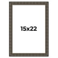 thumbnail image 1 of 15x22 Frame Black Bamboo Solid Wood Picture Frame Width 1.5 Inches | Interior Frame Depth 0.5, 1 of 8