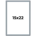 thumbnail image 1 of 15x22 Frame Blue Scuffed Farm Board Solid Wood Picture Frame Width 0.75 Inches | Interior Depth 0.5, 1 of 8