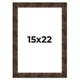 thumbnail image 1 of 15x22 Frame Brown Burl Real Wood Picture Frame Width 1.625 Inches | Interior Frame Depth 0.5 Inches, 1 of 8