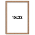 thumbnail image 1 of 15x22 Frame Gold Real Wood Picture Frame Width 1.25 inches | Interior Frame Depth 0.5 inches |, 1 of 8