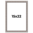 thumbnail image 1 of 15x22 Frame Grey Real Wood Picture Frame Width 1.25 inches | Interior Frame Depth 0.5 inches | Hans, 1 of 8
