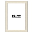 thumbnail image 1 of 15x22 Frame White Real Wood Picture Frame Width 1.75 inches | Interior Frame Depth 0.5 inches |, 1 of 8