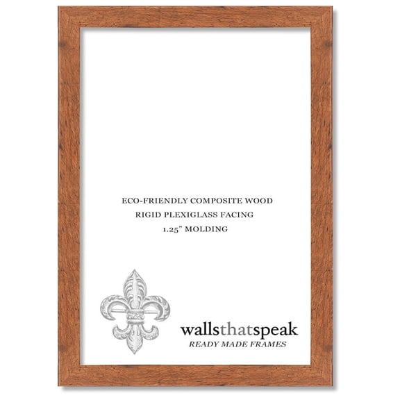 15x22 Light Walnut Rustic Pine Picture Frame for Puzzles Posters Photos or Artwork