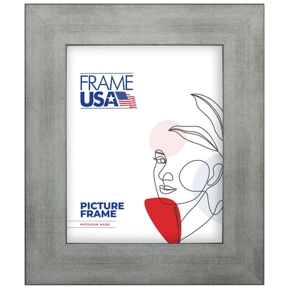 15x22 Picture Frame Silver Corporate Wide, 74-1621, 2 Inch MDF, Plexiglass, Wall Display