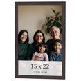 thumbnail image 1 of 15x22 Rustic Brown Real Wood Picture Frame Width 0.75 inches | Interior Frame Depth 0.5 inches |, 1 of 8