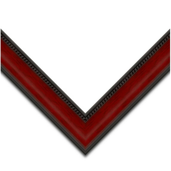 15x22 Weathered Red Picture Frame - UV Acrylic, Foam Board Backing, Hanging Hardware