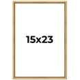 thumbnail image 1 of 15x23 Frame Beaded Gold Solid Wood Picture Frame | 0.75 Inches Moulding Width | Liscio Oro, 1 of 8
