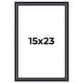 thumbnail image 1 of 15x23 Frame Black Real Wood Picture Frame Width 1.25 inches | Interior Frame Depth 0.5 inches |, 1 of 8