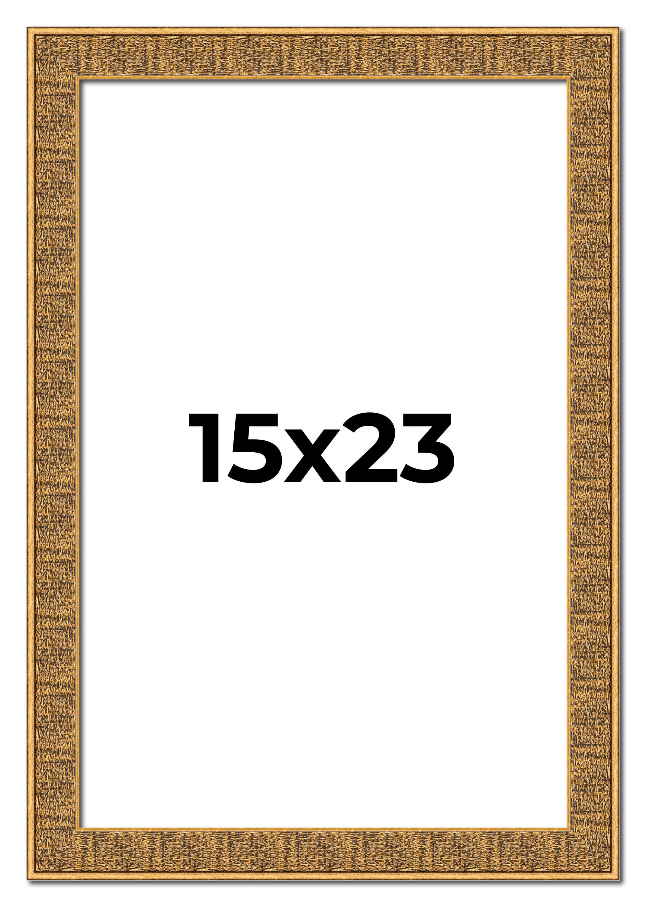 15x23 Frame Black and Gold Distressed Solid Wood Sonoma Picture Frame ...