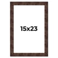 thumbnail image 1 of 15x23 Frame Brown Burl Real Wood Picture Frame Width 1.625 Inches | Interior Frame Depth 0.5 Inches, 1 of 8