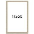 thumbnail image 1 of 15x23 Frame Grey Solid Wood Picture Frame Width 1 Inches | Interior Frame Depth 0.5 Inches |, 1 of 8