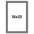 thumbnail image 1 of 15x23 Frame Silver Black Rustic Sonoma Solid Wood Picture Frame | 1.5 Inch Moulding Width |, 1 of 8