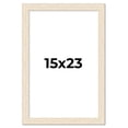 thumbnail image 1 of 15x23 Frame White Barnwood Picture Frame Includes UV Acrylic Plexiglass, Acid Free Foam Backing, 1 of 8
