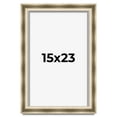 thumbnail image 1 of 15x23 Shadow Box Frame Silver | 1.75 inches Deep Real Wood Traditional Shadowbox Display Frame | UV, 1 of 8
