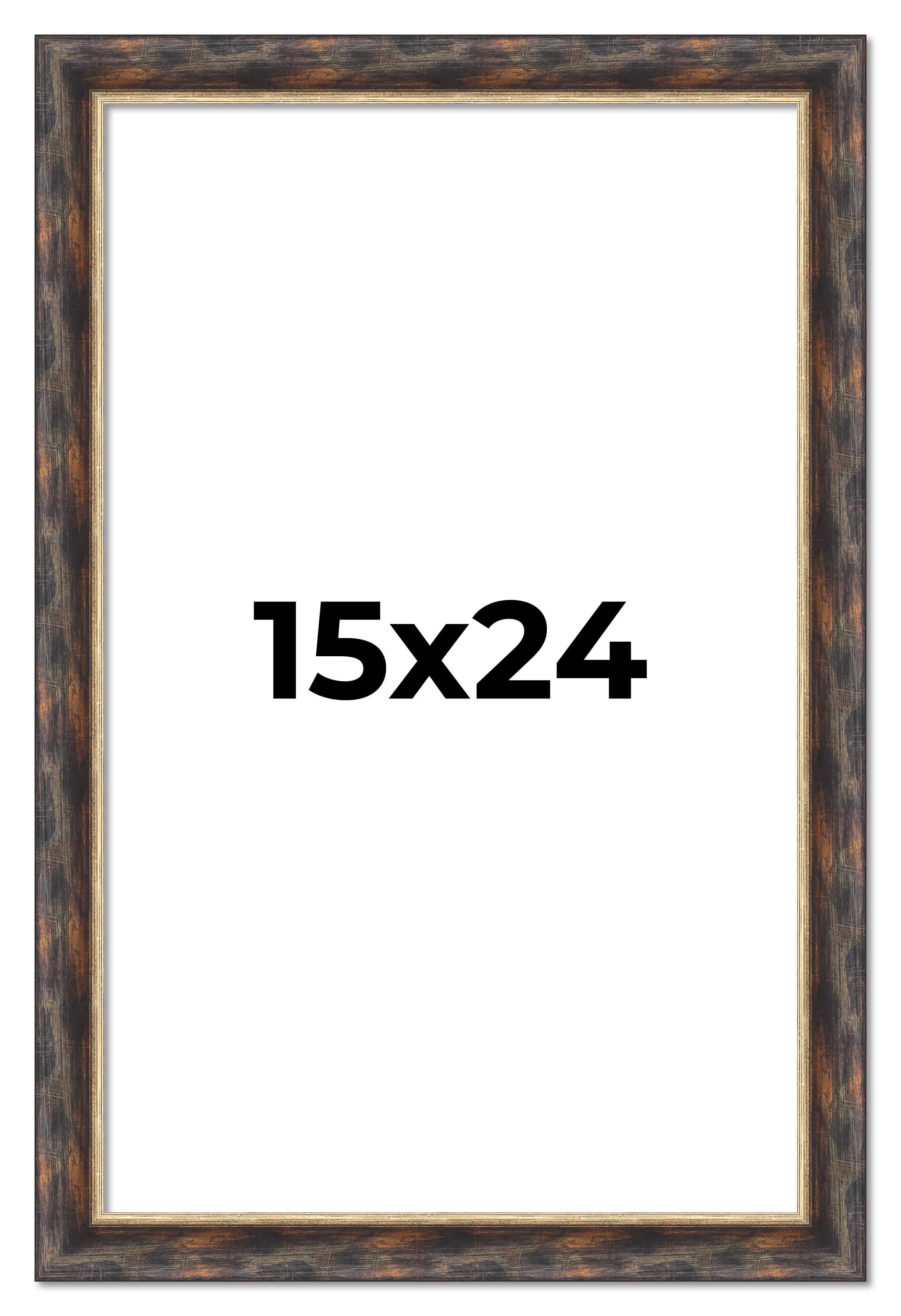 15x24 Frame Gold Real Wood Picture Frame Width 1 5 Inches Interior 15x24 frame gold real wood picture frame width 1 5 inches interior