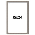 thumbnail image 1 of 15x24 Frame Grey Real Wood Picture Frame Width 1.25 inches | Interior Frame Depth 0.5 inches | Hans, 1 of 8