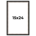 thumbnail image 1 of 15x24 Frame Silver Real Wood Picture Frame Width 1.25 Inches | Interior Frame Depth 0.75 Inches |, 1 of 8
