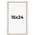 thumbnail image 1 of 15x24 Frame White Wheat Solid Wood Picture Frame | Moulding Width 0.75 Inches | Interior Depth 0.5, 1 of 8