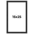 thumbnail image 1 of 15x25 Frame Black Real Wood Picture Frame Width 1.25 Inches | Interior Frame Depth 0.5 Inches |, 1 of 8