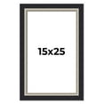 thumbnail image 1 of 15x25 Frame Black Real Wood Picture Frame Width 2.25 Inches | Interior Frame Depth 0.5 Inches |, 1 of 8