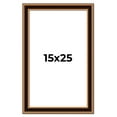 thumbnail image 1 of 15x25 Frame Gold Brown Plein Air Vintage Solid Wood Picture Frame | 1.75 Inches Moulding Width |, 1 of 8