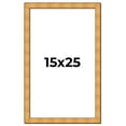 thumbnail image 1 of 15x25 Frame Gold Rustic Solid Wood Picture Frame | 1.25 Inch Wide Moulding | Rustique Gold, 1 of 8