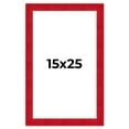 thumbnail image 1 of 15x25 Frame Red Burl Solid Wood Picture Frame Width 1.75 Inches | Interior Frame Depth 0.5 Inches |, 1 of 8
