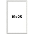 thumbnail image 1 of 15x25 Frame White Real Wood Picture Frame Width 0.75 inches | Interior Frame Depth 0.5 inches |, 1 of 8