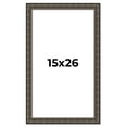 thumbnail image 1 of 15x26 Frame Black Bamboo Solid Wood Picture Frame Width 1.5 Inches | Interior Frame Depth 0.5, 1 of 8