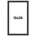 thumbnail image 1 of 15x26 Frame Black Real Wood Picture Frame Width 1.25 Inches | Interior Frame Depth 0.5 Inches |, 1 of 8