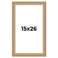 thumbnail image 1 of 15x26 Frame Charleston Honey Brown Solid Wood Picture Frame Width 1.75 Inches | Interior Depth 0.5, 1 of 8