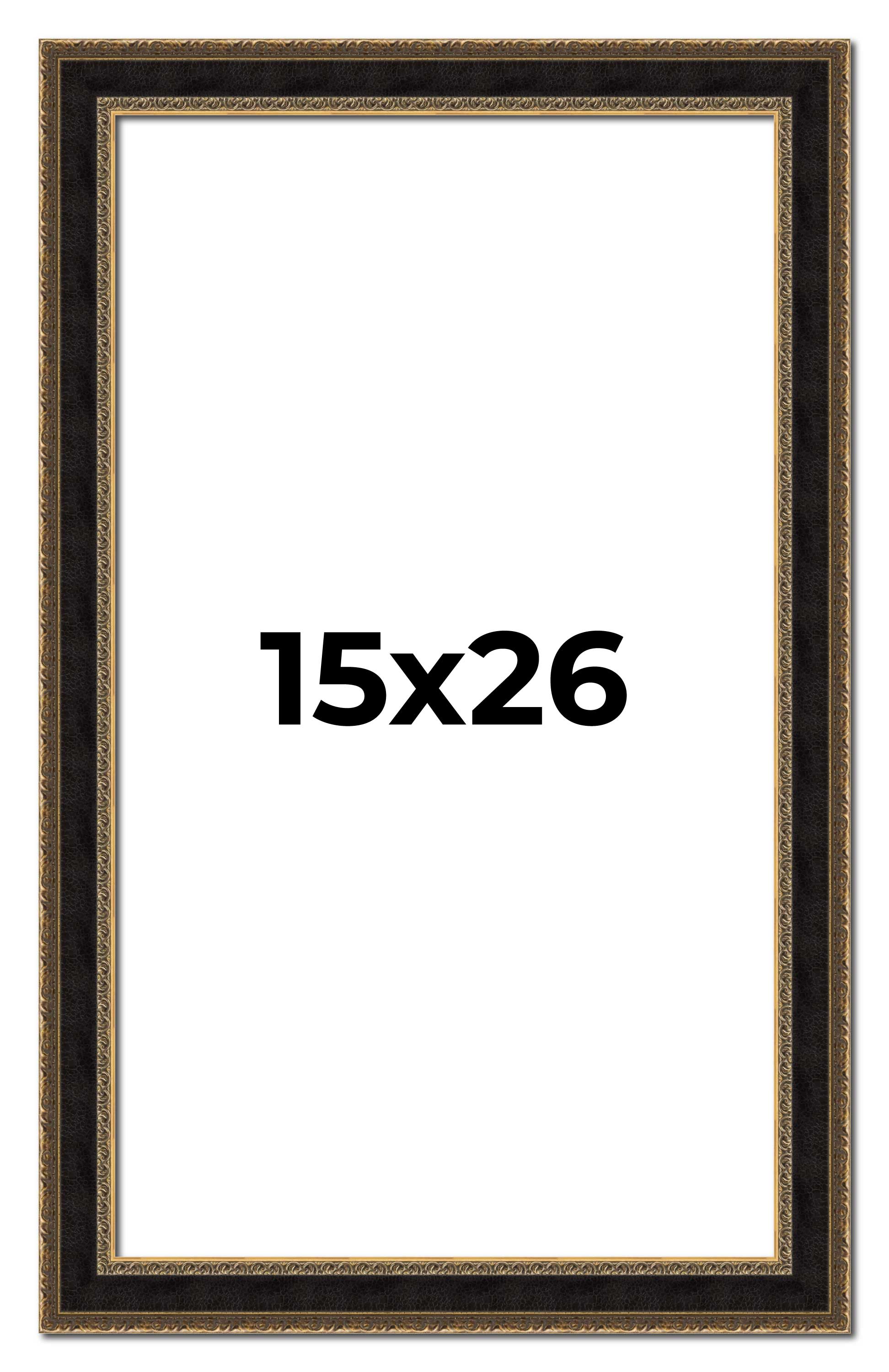 15x26 Frame Gold Antique Vintage Sold Wood Picture Frame | 1.75 Inch ...