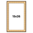 thumbnail image 1 of 15x26 Frame Gold Plein Aire Solid Wood Picture Frame Width 2 Inches | Interior Frame Depth 0.5, 1 of 8