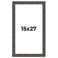 thumbnail image 1 of 15x27 Frame Black-Brown Medieval Solid Wood Picture Frame | 1.5 Inch Moulding Width | Gotham, 1 of 8