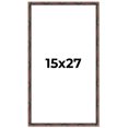 thumbnail image 1 of 15x27 Frame Brown Bamboo with Dark Coffee/Walnut Finish | Solid Wood Picture Frame Width 0.75, 1 of 8