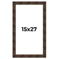 thumbnail image 1 of 15x27 Frame Brown Burl Real Wood Picture Frame Width 1.625 Inches | Interior Frame Depth 0.5 Inches, 1 of 8